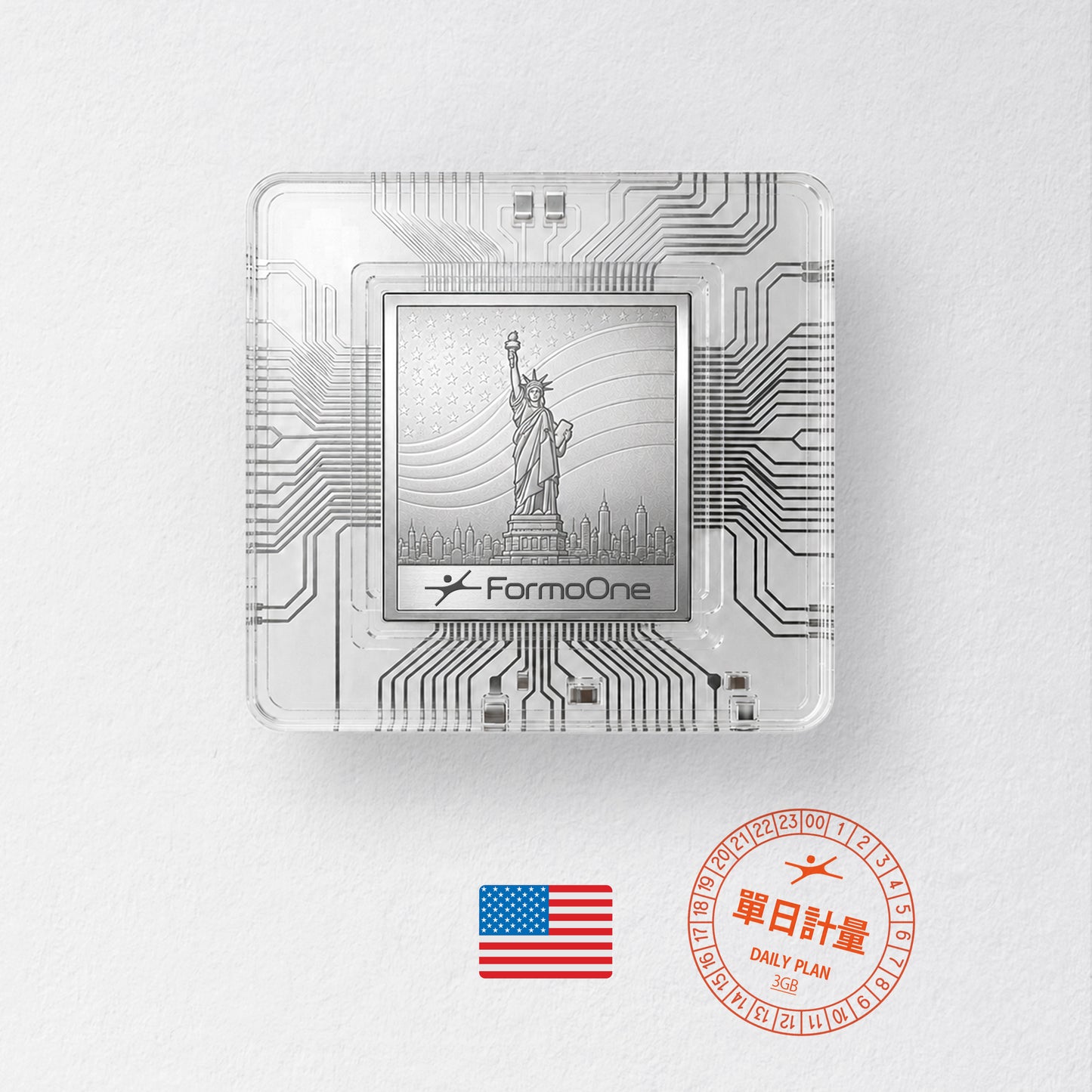 美國 eSIM 單日 3GB ｜FormoOne