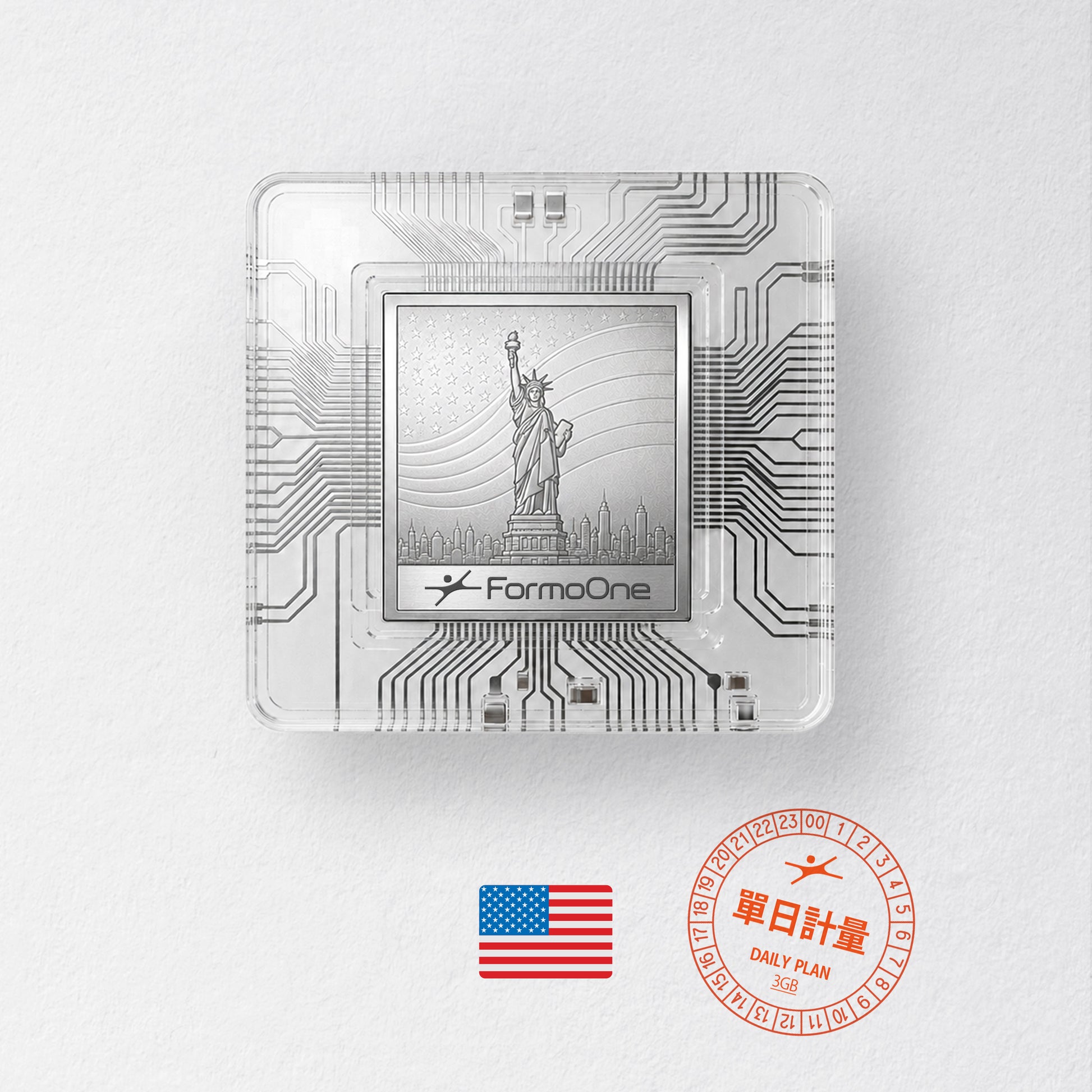 美國 eSIM 單日 3GB ｜FormoOne